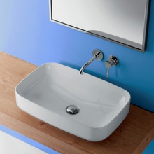 Kerasan Tribeca 514331 Черный матовый 60 Раковина 38x60x15 см, Италия - фото 1 - фото 4