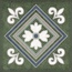 Керлайф Smalto Decor 2 Verde Декор 15x15 см, Россия - фото 1