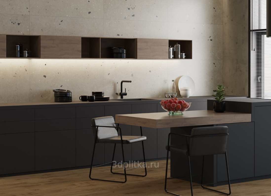 Kerranova Etagi 60x60, керамогранит, Россия, под камень  - фото интерьера 1