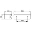 Keuco Elegance 11658250001 Латунь шлифованная/Антрацит Полка 10,5x23,9x7 см, Германия - фото 2