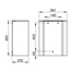 Keuco Plan 14988370000 30л Чёрный матовый Мусорное ведро 23,2x39,1x49,3 см, Германия - фото 5
