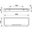 Keuco Plan 14958010037 Хром / Чёрный Полка 10,2x28,8x2,9 см, Германия - фото 2 Keuco Plan 14958010037 Хром / Чёрный Полка 10,2x28,8x2,9 см, Германия - фото 2