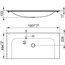 Keuco Plan 32970311001 Белый 100 Раковина 49,4x100,7x13,3 см, Германия - фото 2