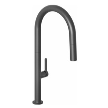 Kludi Aurea 558526675 Для кухни Черный матовый Смеситель 22x6x47 см, для кухонной мойки, Германия - фото 1 - фото 1