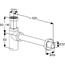 Kludi 1002039-00 Матовый Черный Сифон 32x6,5x13,3 см, Германия - фото 2