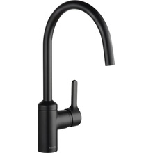 Kludi Bingo star 428033978 Для кухни Черный матовый Смеситель 21,5x4,8x37,5 см, для кухонной мойки, Германия - фото 1 - фото 1