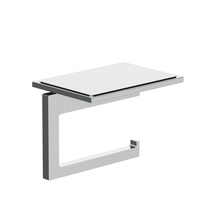 Kludi Vela C 3197105 С полкой Хром Держатель туалетной бумаги 9,7x13,9x10,9 см, Германия - фото 1 - фото 1