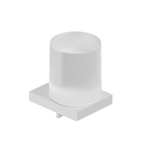 Kludi Vela C 3197653 Белый матовый Дозатор для жидкого мыла 9,6x7,8x12 см, Германия - фото 1 - фото 1