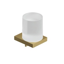 Kludi Vela C 31976N0 Брашированное золото Дозатор для жидкого мыла 9,6x7,8x12 см, Германия - фото 1 - фото 1