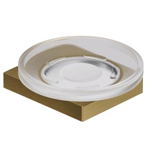 Kludi Vela C 31985N0 Брашированное золото Мыльница 11,2x11x3 см, Германия - фото 1 - фото 1