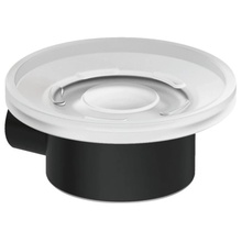 Kludi Vela R 5898539 Черный матовый/Стекло матовое Мыльница 11,2x11x3 см, Германия - фото 1 Kludi Vela R 5898539 Черный матовый/Стекло матовое Мыльница 11,2x11x3 см, Германия - фото 1 - фото 1