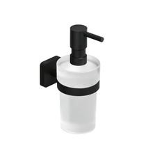 Kludi Vela S 2597639 Черный матовый Дозатор для жидкого мыла 11,7x7,2x18 см, Германия - фото 1 - фото 1