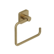 Kludi Vela S 25982N0 Брашированное золото Держатель туалетной бумаги 3,5x13,9x11,2 см, Германия - фото 1 - фото 1