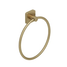 Kludi Vela S 25978N0 Брашированное золото Полотенцедержатель 3,5x16,8x18,6 см, Германия - фото 1 - фото 1