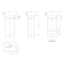 Knief Glam 0600-082-01WA Белая матовая Напольная 60 Раковина 45x60x86 см, Германия - фото 1 - фото 2