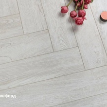 KronParket Herringbone 44-15 Дуб Эшфорд Ламинат 60x10x1,2 см, Германия - фото 1 - фото 4