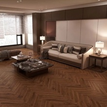 KronParket Herringbone 44785 Орех Леман Ламинат 60x10x1,2 см, Германия - фото 1 - фото 4