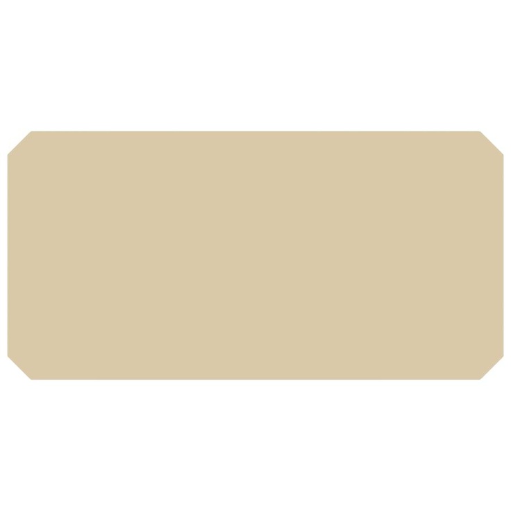 La Diva Giulia Ottagono Liscia Vaniglia S Настенная плитка 15x30 см, Италия - фото 1