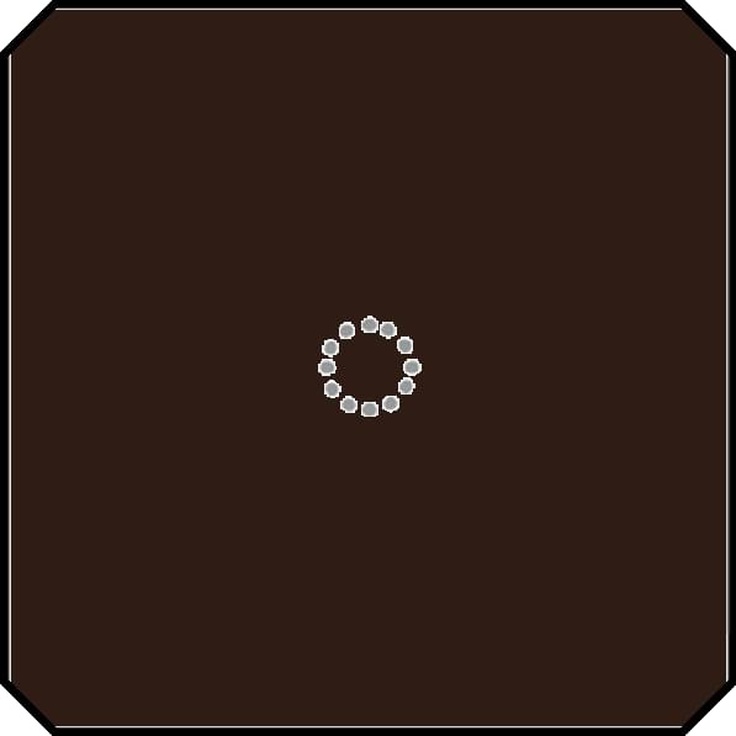 La Diva Maria Ottagono Liscia 1 Magnete Caffe L Спец. Элемент 20x20 см, Италия - фото 1