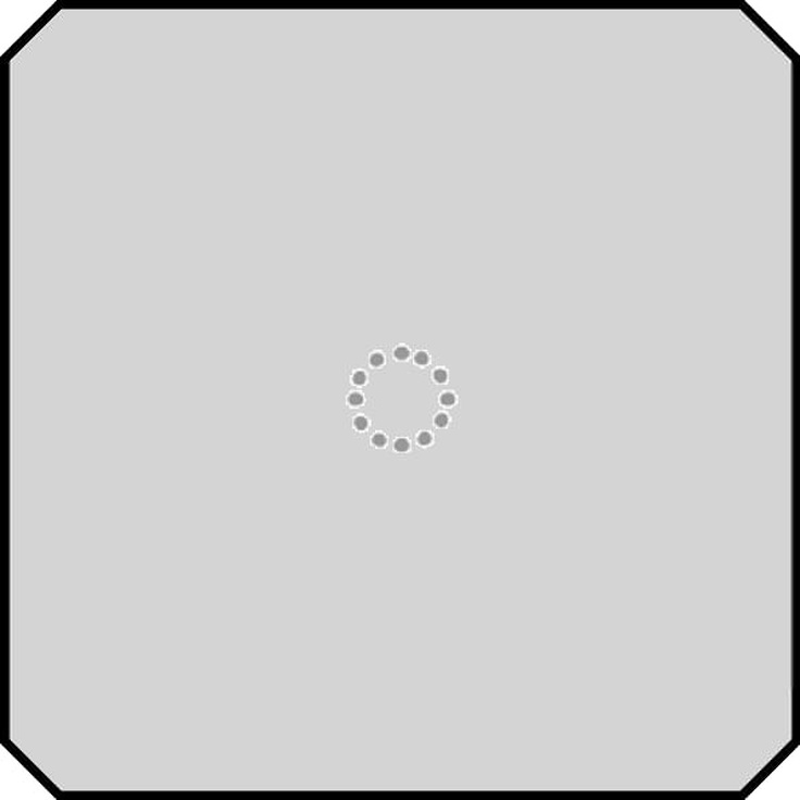 La Diva Maria Ottagono Liscia 1 Magnete Panna S Спец. Элемент 20x20 см, Италия - фото 1