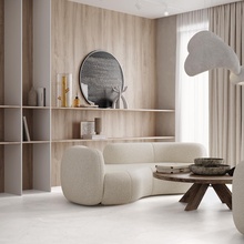 Laparet Antalya 60x60, керамогранит, Индия, под мрамор - фото интерьера 1 - фото 4