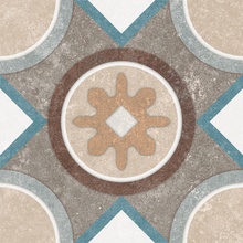 Laparet Art Taupe Mix Серо Бежевый Матовый Карвинг Керамогранит 19,6x19,6 см, Индия, под камень  - фото 1 - фото 1