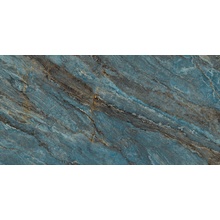 Laparet Beam Turquoise Бирюзовый лаппатированный шайн Керамогранит 60x120 см, Индия, под оникс - фото 1 - фото 1