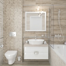 Laparet Forest 40x40, керамика, Индия, под дерево - фото интерьера 1 - фото 1