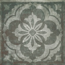Laparet Mandala Cyan Mix Циановый Матовый Карвинг Керамогранит 19,6x19,6 см, Индия, под камень  - фото 1 - фото 1