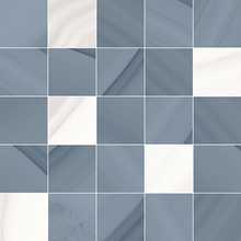 Laparet Space MM34104 Синий Мозаика 25x25 см, для ванной, стиль: современный, цвет: синий, Россия, под мозаику - фото 1 - фото 1