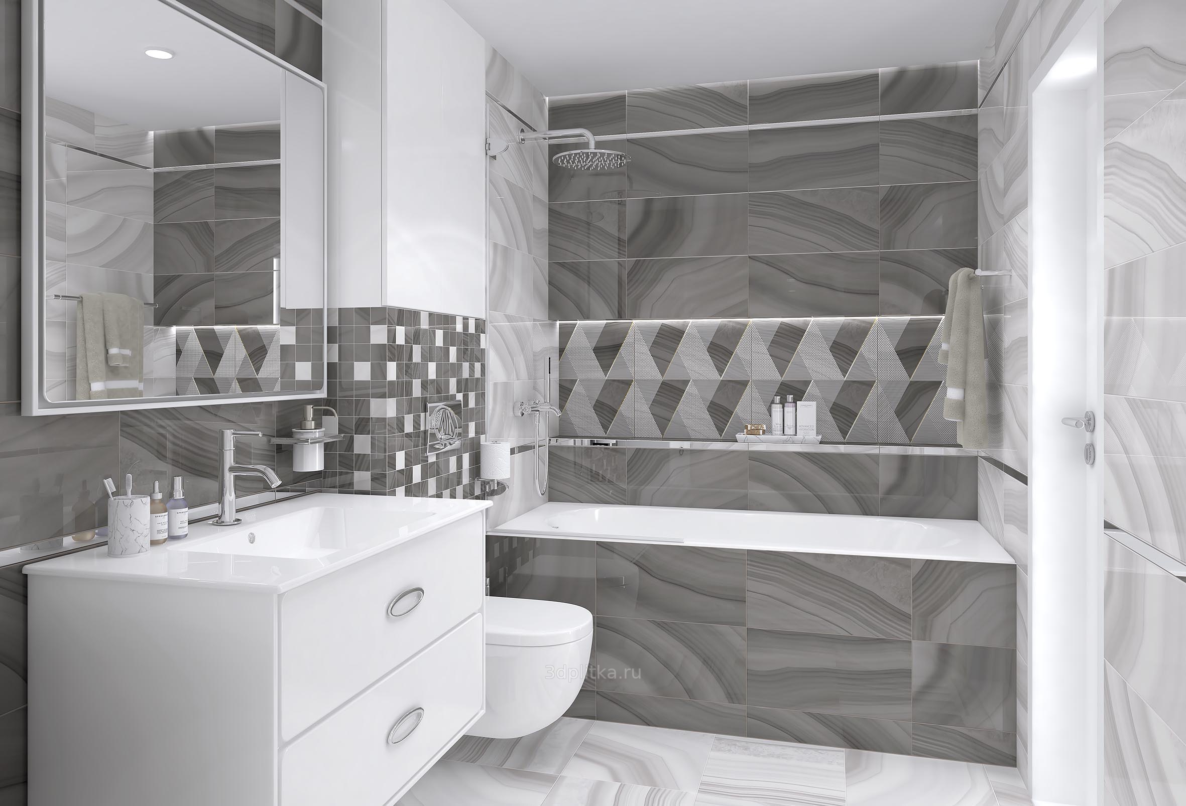 34074 Space Светлый 25x50 настенная плитка от Laparet купить керамическую плитку и керамогранит в Москве в магазине 3Дплитка