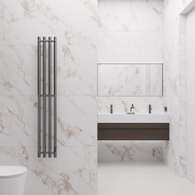 Laparet Statuario Ice 60x120 см, керамогранит, Индия, под мрамор - фото интерьера 1 - фото 2