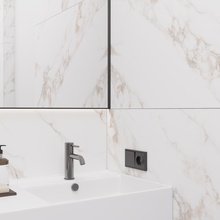 Laparet Statuario Ice 60x120 см, керамогранит, Индия, под мрамор - фото интерьера 1 - фото 4