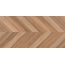 Laparet Wood Canarium Chevron M тёмно-бежевый матовый карвинг Керамогранит 60x120 см, Индия, под дерево - фото 2