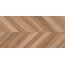 Laparet Wood Canarium Chevron M тёмно-бежевый матовый карвинг Керамогранит 60x120 см, Индия, под дерево - фото 3