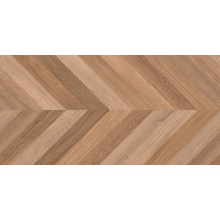 Laparet Wood Canarium Chevron M тёмно-бежевый матовый карвинг Керамогранит 60x120 см, Индия, под дерево - фото 1 - фото 1