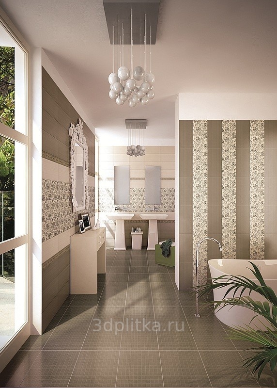 Lasselsberger (LB-Ceramics) Белла 19,8x39,8, Россия, под обои  - фото интерьера 1