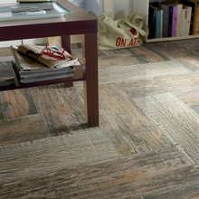 Lasselsberger (LB-Ceramics) Вестерн Вуд 19,9x60,3, для ванной, керамогранит, стиль: современный, цвет: серый, Россия, под дерево, матовая - фото интерьера 1 - фото 2