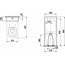 Laufen Kartell 8.2866.1.000.881.1 напольный, Universal Бачок для унитаза 14x41x98 см, Швейцария - фото 3