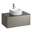 Laufen Sonar 4.0541.5.034.142.1 Титан / Чёрный мрамор Тумба для раковины 45,7x77,7x34,1 см, Швейцария - фото 1