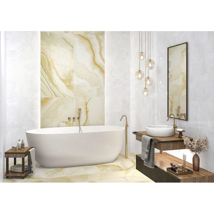 60120ICO02P Ice Onyx Rosy Полированный 60x120 керамогранит от LCM