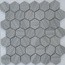 Leedo Pietrine Hexagonal Marmara Grey Pol Hex 6mm Мозаика 29,2x29,8 см, Китай, под мозаику - фото 1