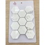 Leedo Pietrine Hexagonal Dolomiti bianco POL hex  23x40x7 Мозаика 28,9x29,2 см, Китай, под мозаику - фото 2