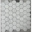 Leedo Pietrine Hexagonal Dolomiti bianco POL hex  23x40x7 Мозаика 28,9x29,2 см, Китай, под мозаику - фото 1