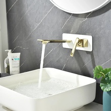 Lemark Mista LM6426WG Для раковины Бело-золотой глянцевый Смеситель 27,5x23x12,9 см, для раковины, Чехия - фото 1 - 2 Lemark Mista LM6426WG Для раковины Бело-золотой глянцевый Смеситель 27,5x23x12,9 см, для раковины, Чехия - фото 1 - фото 2