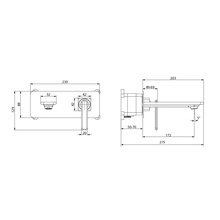 Lemark Mista LM6426WG Для раковины Бело-золотой глянцевый Смеситель 27,5x23x12,9 см, для раковины, Чехия - фото 1 - фото 3