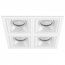 Lightstar Domino D54606060606 Встраиваемый светильник 21,5x21,5 см, Италия - фото 1