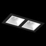 Lightstar Domino D5270606WMOD Встраиваемый светильник 21,5x11,5 см, Италия - фото 2