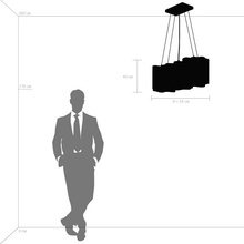 Lightstar Nubi legno 802135 Люстра подвесная 54x20x120 см, Италия - фото 1 - фото 4