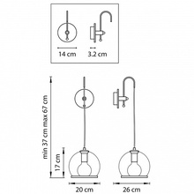 Lightstar Sferico 729611 Бра 20x37 см, Италия - фото 1 - фото 2